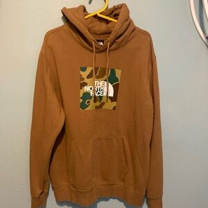 North face, hooded sweatshirt